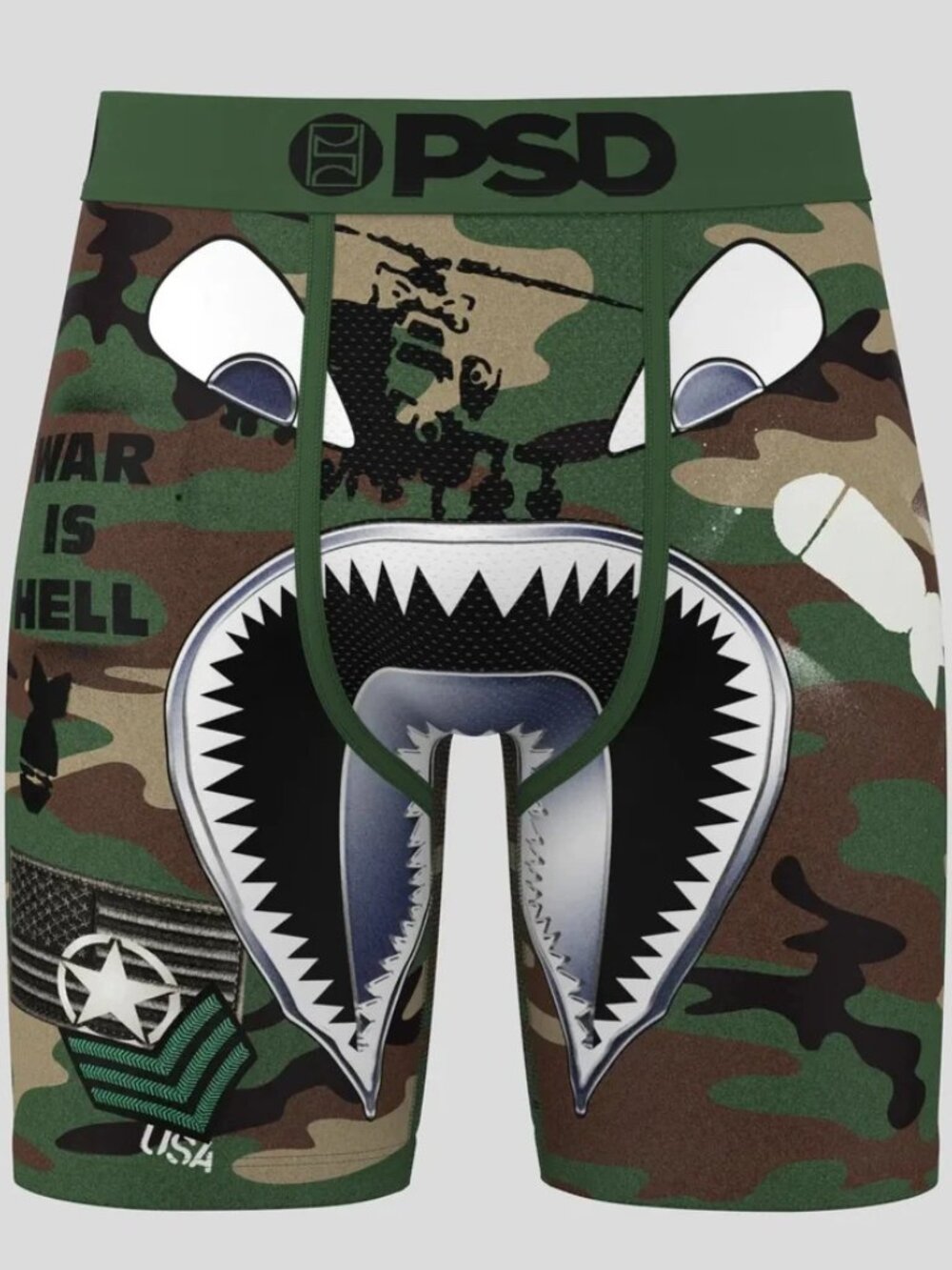 PSD WARFACE Bomber Camouflage UNDERWEAR BRIEFS Medium 32-34W MENS Brand NEW M